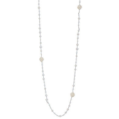 Elegant Pearl Toggle Necklace