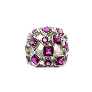 Deco Ruby Ring