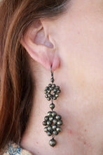 Distressed Pyrite Earrings